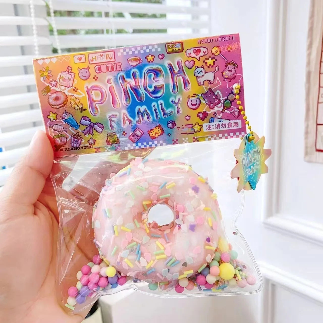 Glazed Doughnut Cake Squishy