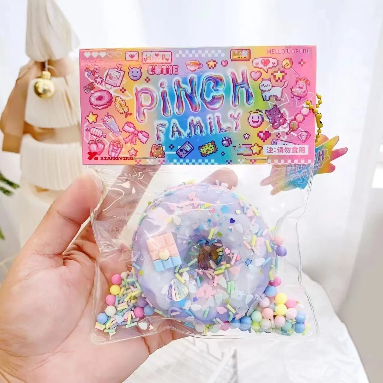 Glazed Doughnut Cake Squishy